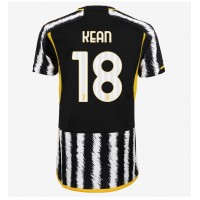 Fotbalové Dres Juventus Moise Kean #18 Dámské Domácí 2023-24 Krátký Rukáv